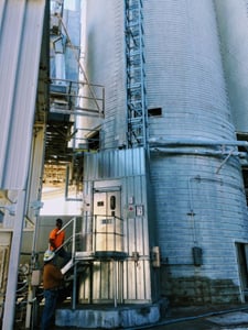 Grain Silo Access Lift